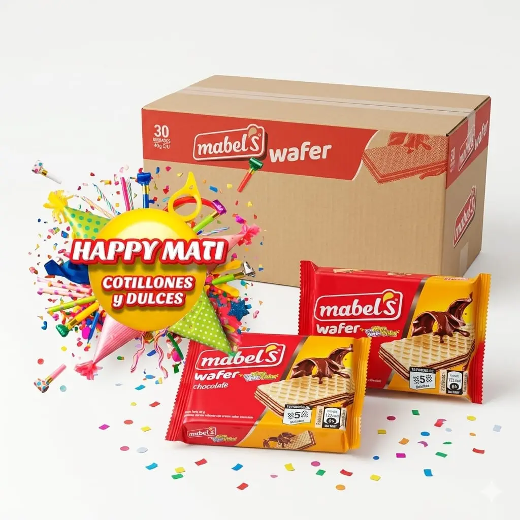 MABELS WAFER 40 GRAMOS SURTIDO