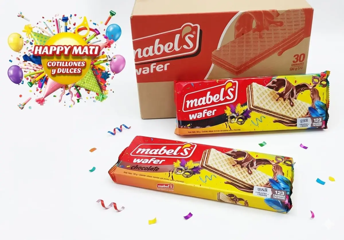 MABELS WAFER DE 100 GRAMOS SURTIDO