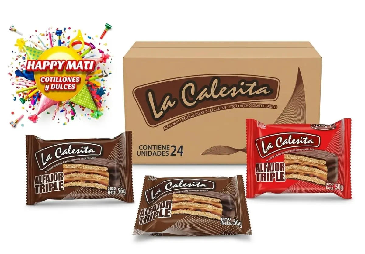 CALESITA ALFAJOR TRIPLE RELLENO