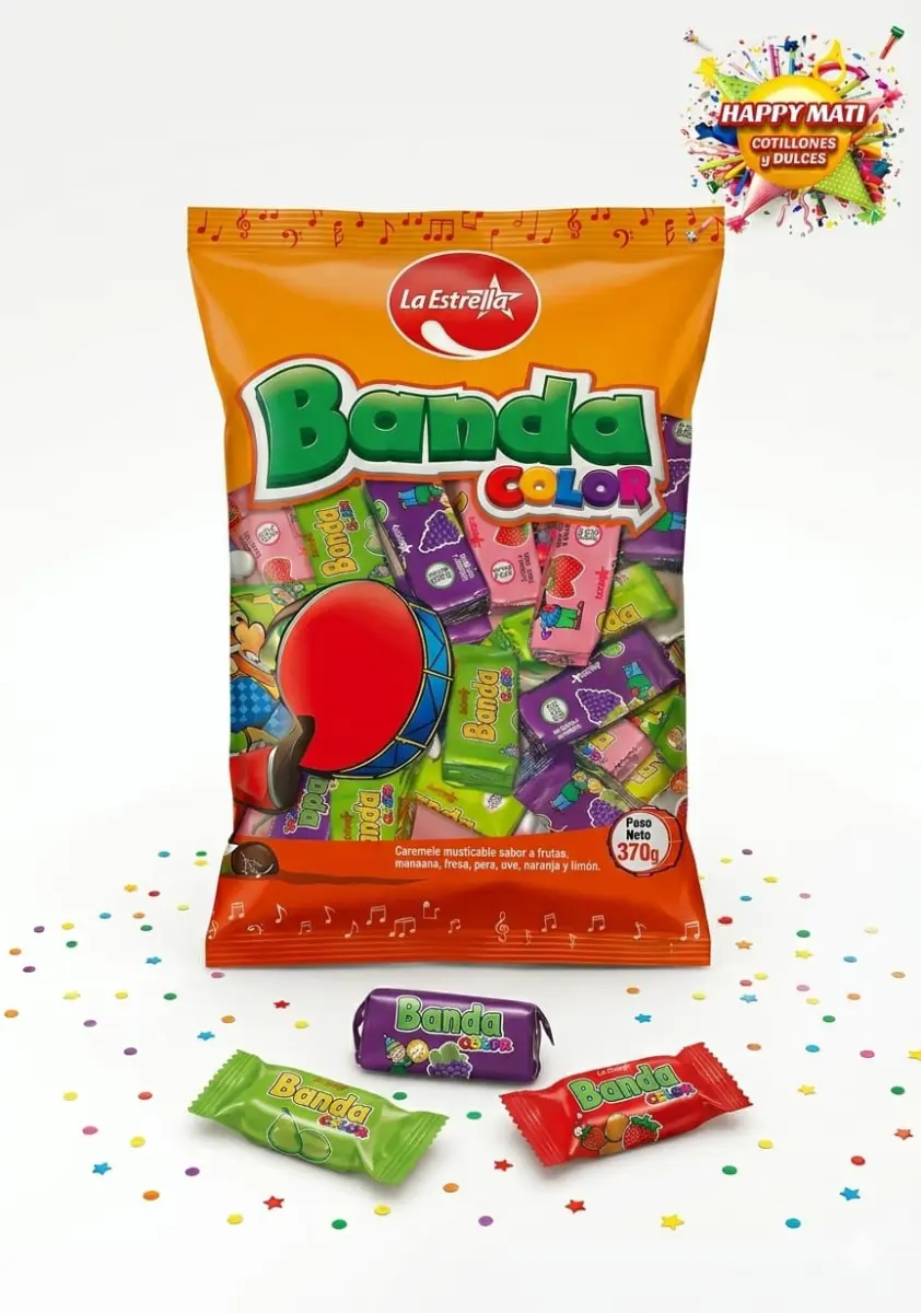 BANDA MASTICABLE ESTRELLA DE 20 UNIDADES