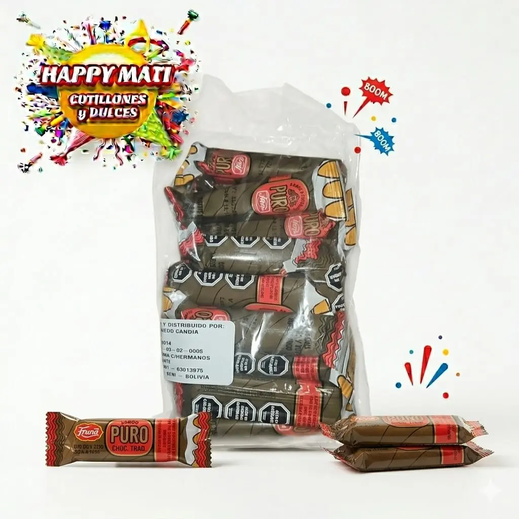 CHOCOLATE PURO DE 20 UNIDADES