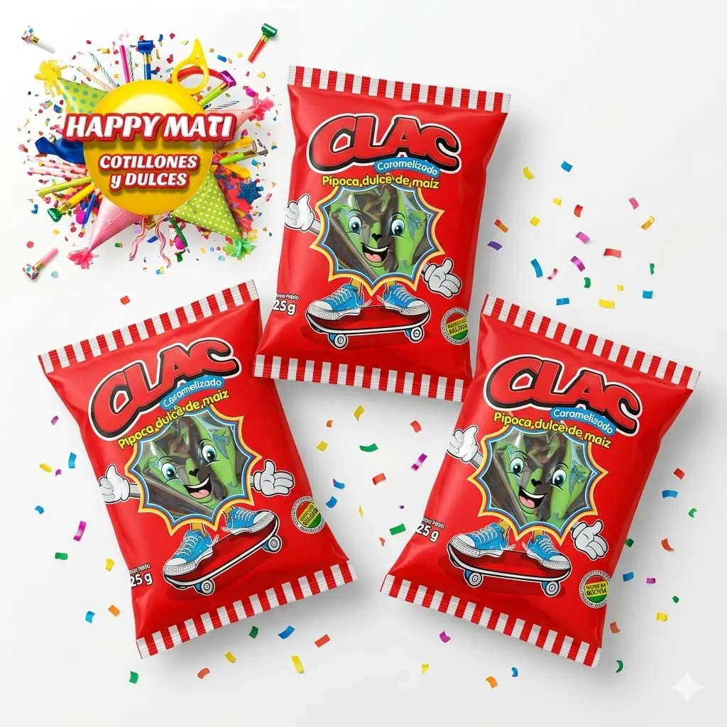 CLAC PIPOCA CON CHOCALTE DE 20 UNIDADES
