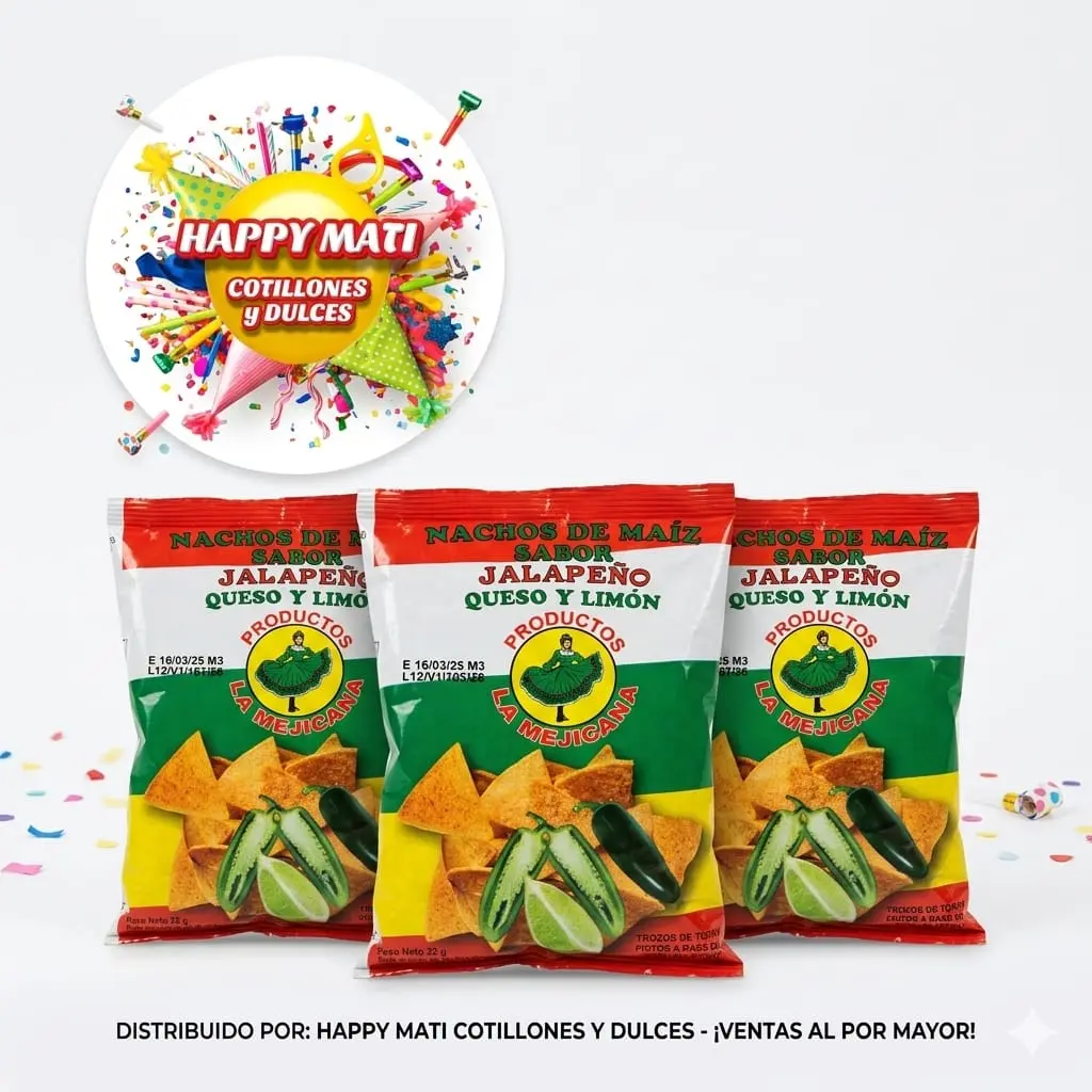 CHIP DE MAIZ JALAPEÑO 12 UNIDADES