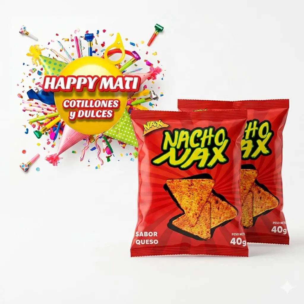 NACHO MAS QUESO DE 12 UNIDADES