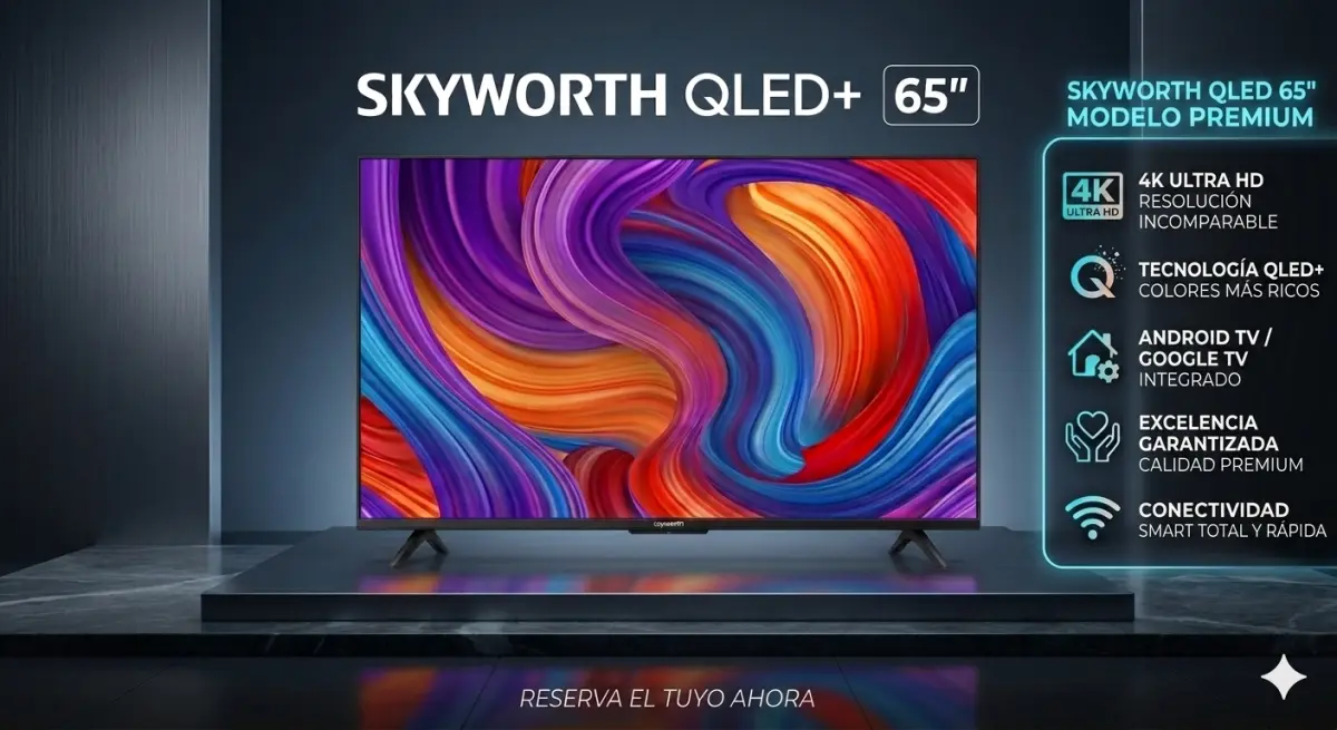 TV SKYWORTH QLED "65"