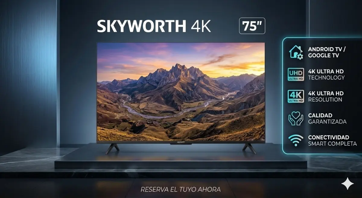 TV SKYWORTH 4K "75"