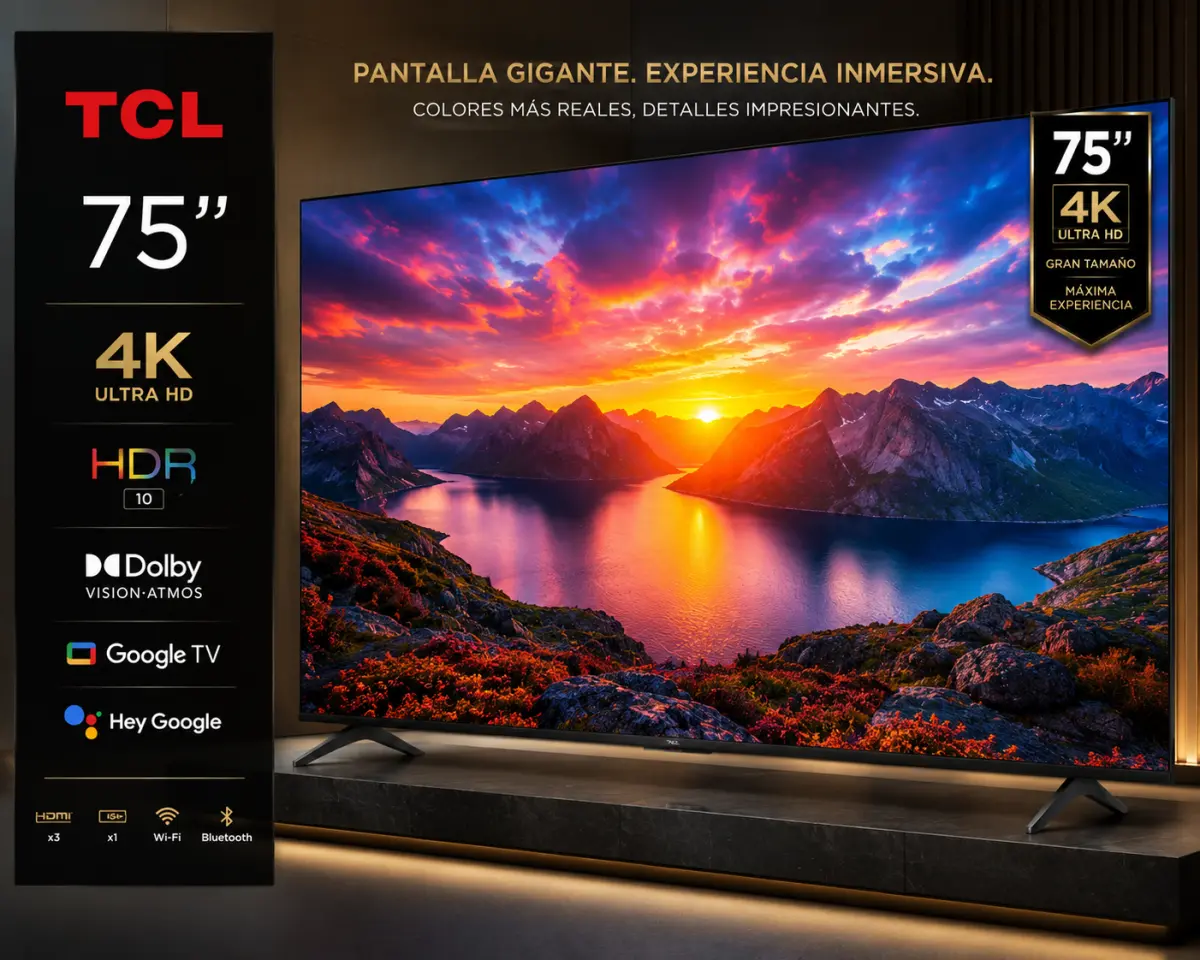 TV TCL 75 4K